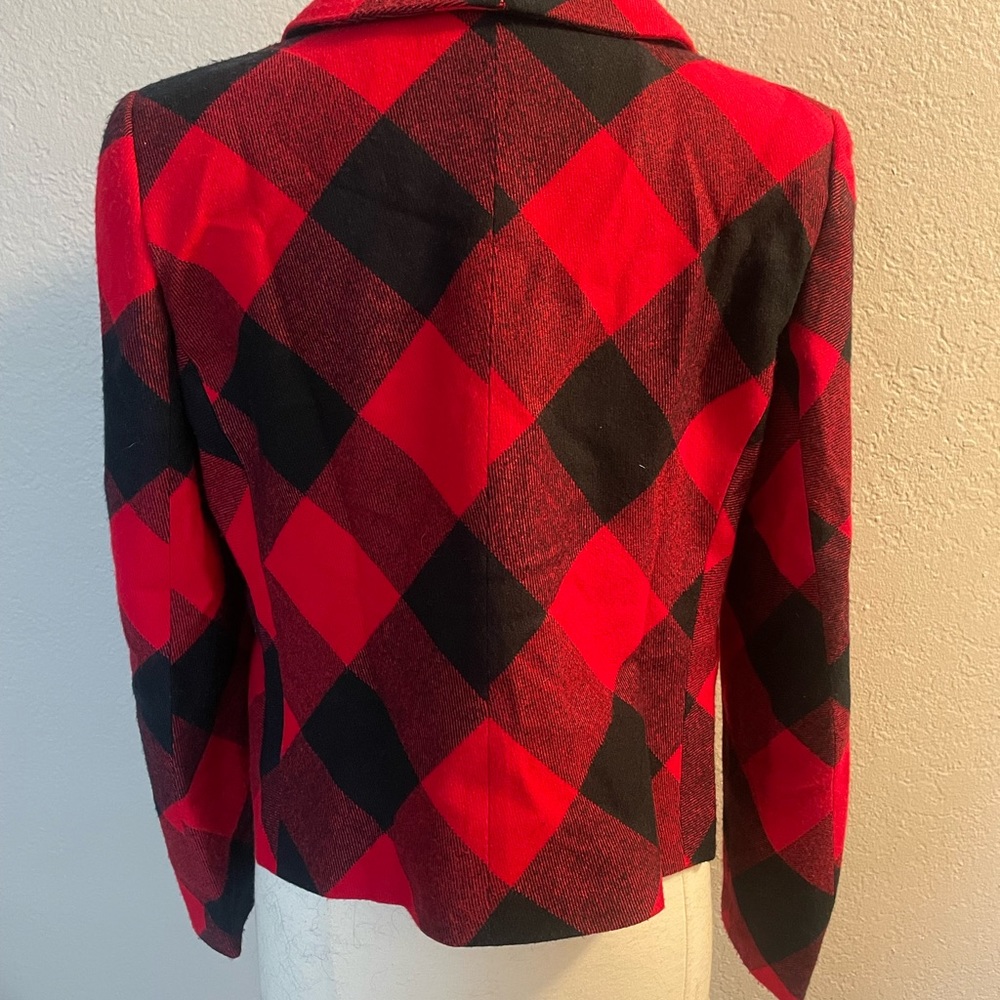 Jones New York Plaid Blazer - Picture 3 of 5